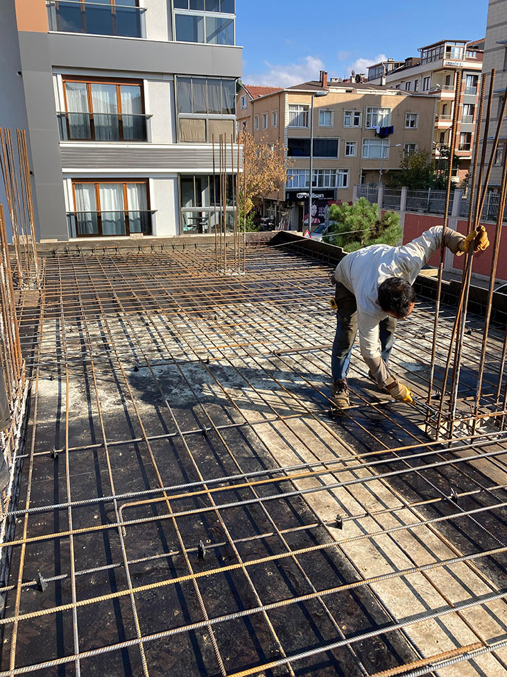 Yasemin Apartmanı | Demir Bağlama Uygulaması | Bera Mimarlık